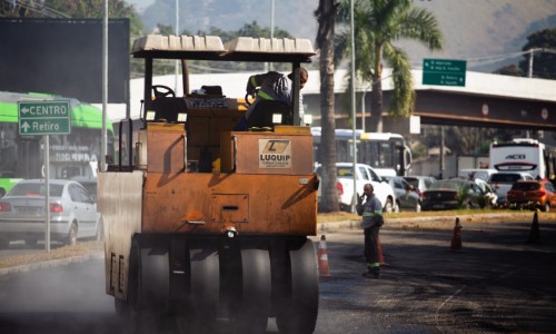 VR: asfaltamento na Radial Leste avança e chega próximo à ‘rotatória do Voldac’